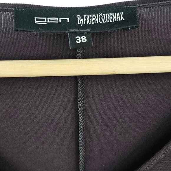 GEN By Figen Özdenak Womens‎ European 38 Lagenlook Grey Bubble Hem Dress - Picture 3 of 11